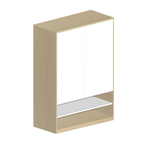 BW01a上雙掩門下空格衣櫃