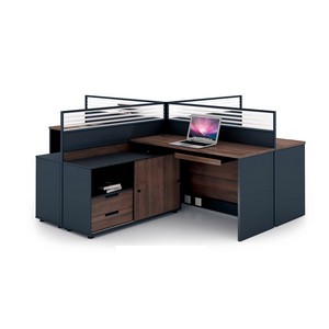 OTWP20a十字形四人辦公檯組合