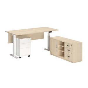 OTWS26a鋼腳升降辦公檯