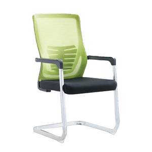 GC021a弓字腳網背會客椅